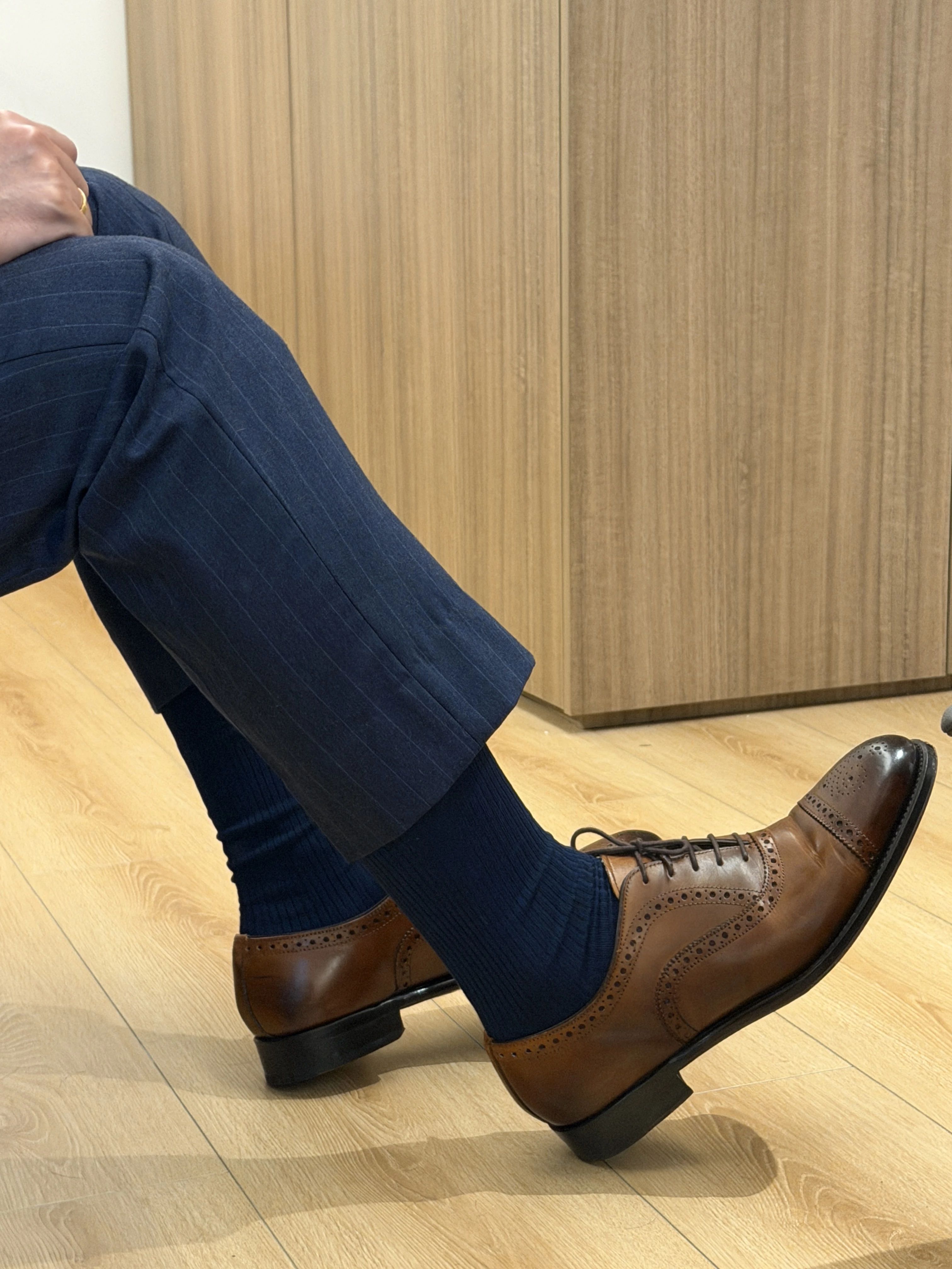 剪影 沙漠棕榈色 猎犬色 圆头 系带 皮革  - VALI鞋履AI设计主图