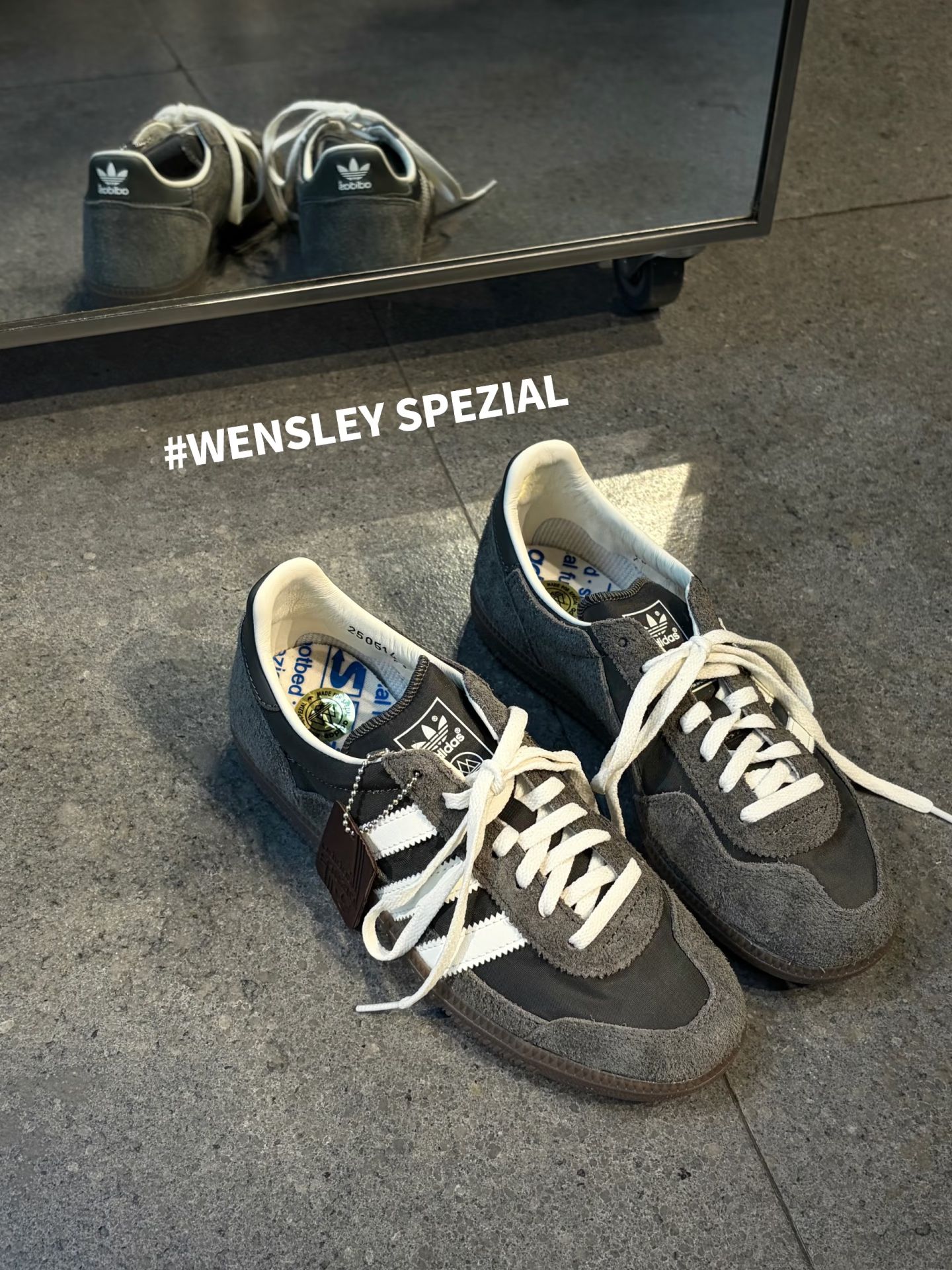 阿芬宾舍犬 葵白色 灰黑绿 低帮 系带  - VALI鞋履AI设计主图