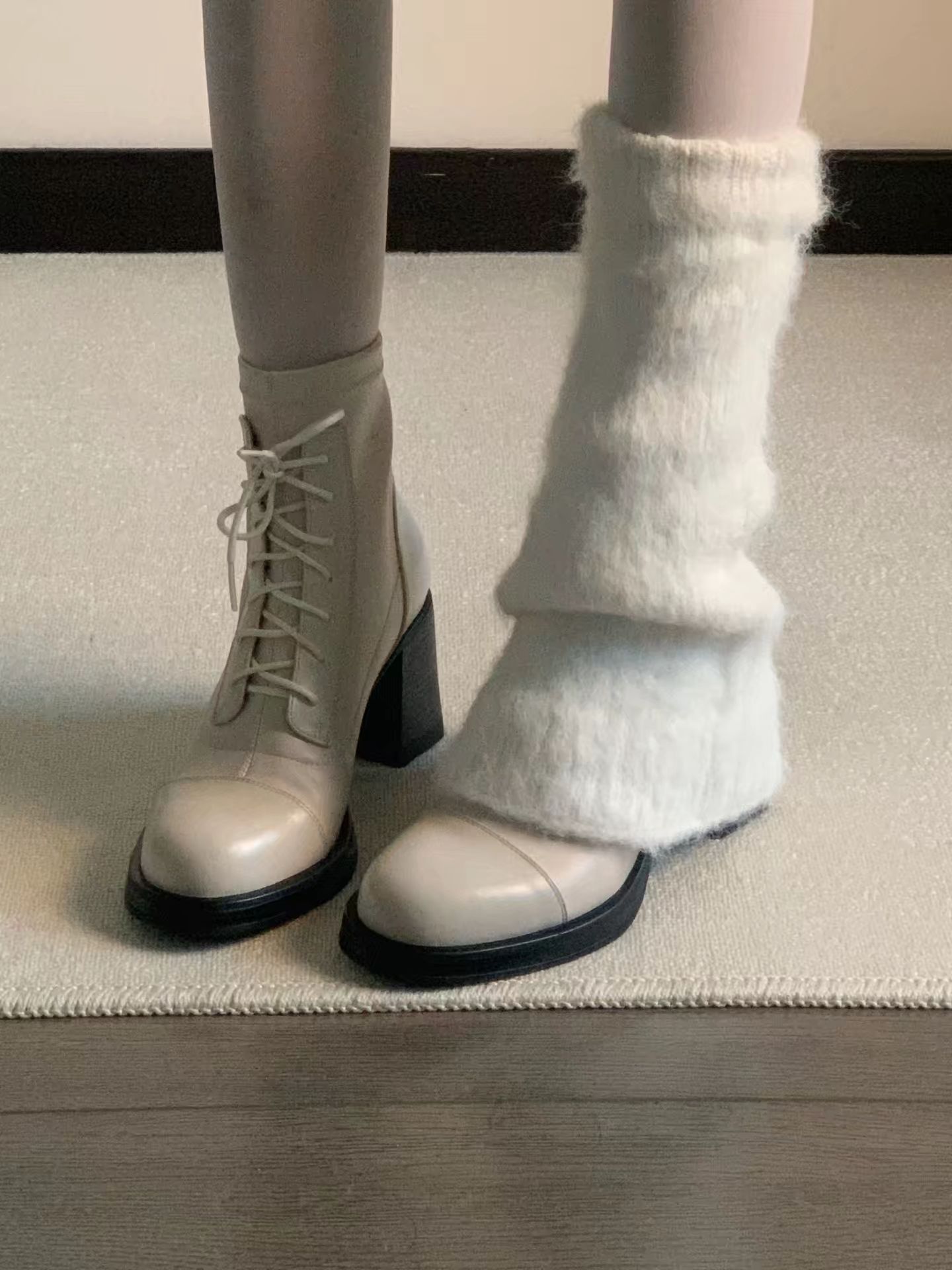 海龟 尾气黑 橄榄绿 系带 皮革  - VALI鞋履AI设计主图