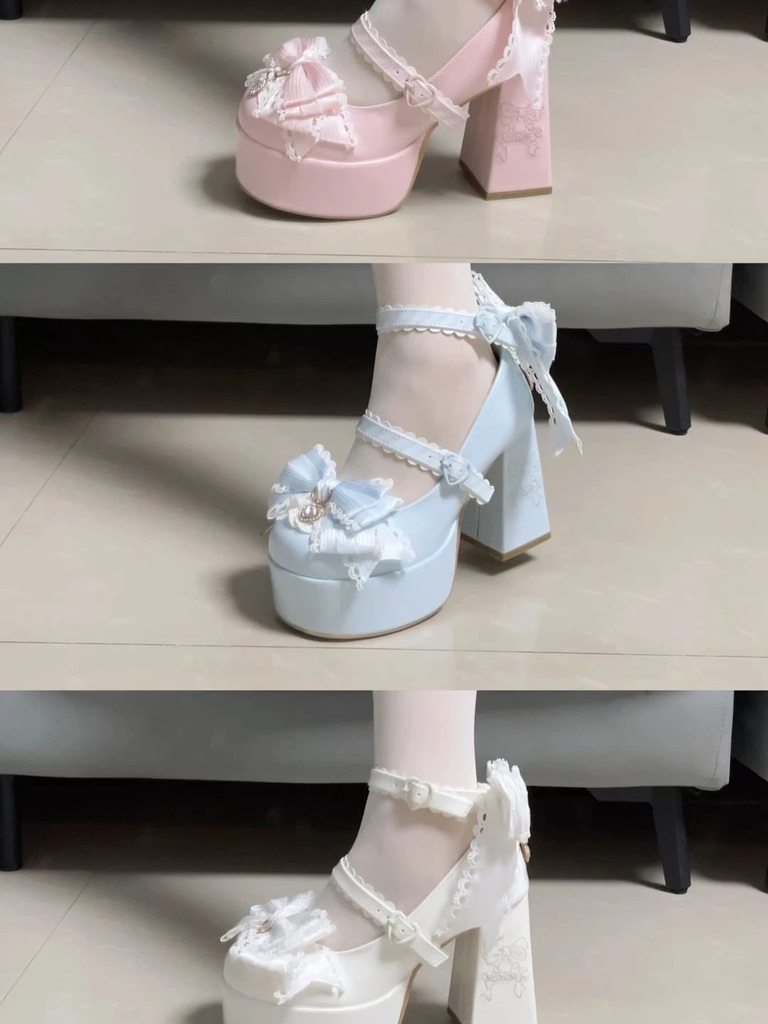 厚底 乡村空气 空中写作 火成岩 圆头 袢扣 浅口鞋  - VALI鞋履AI设计主图