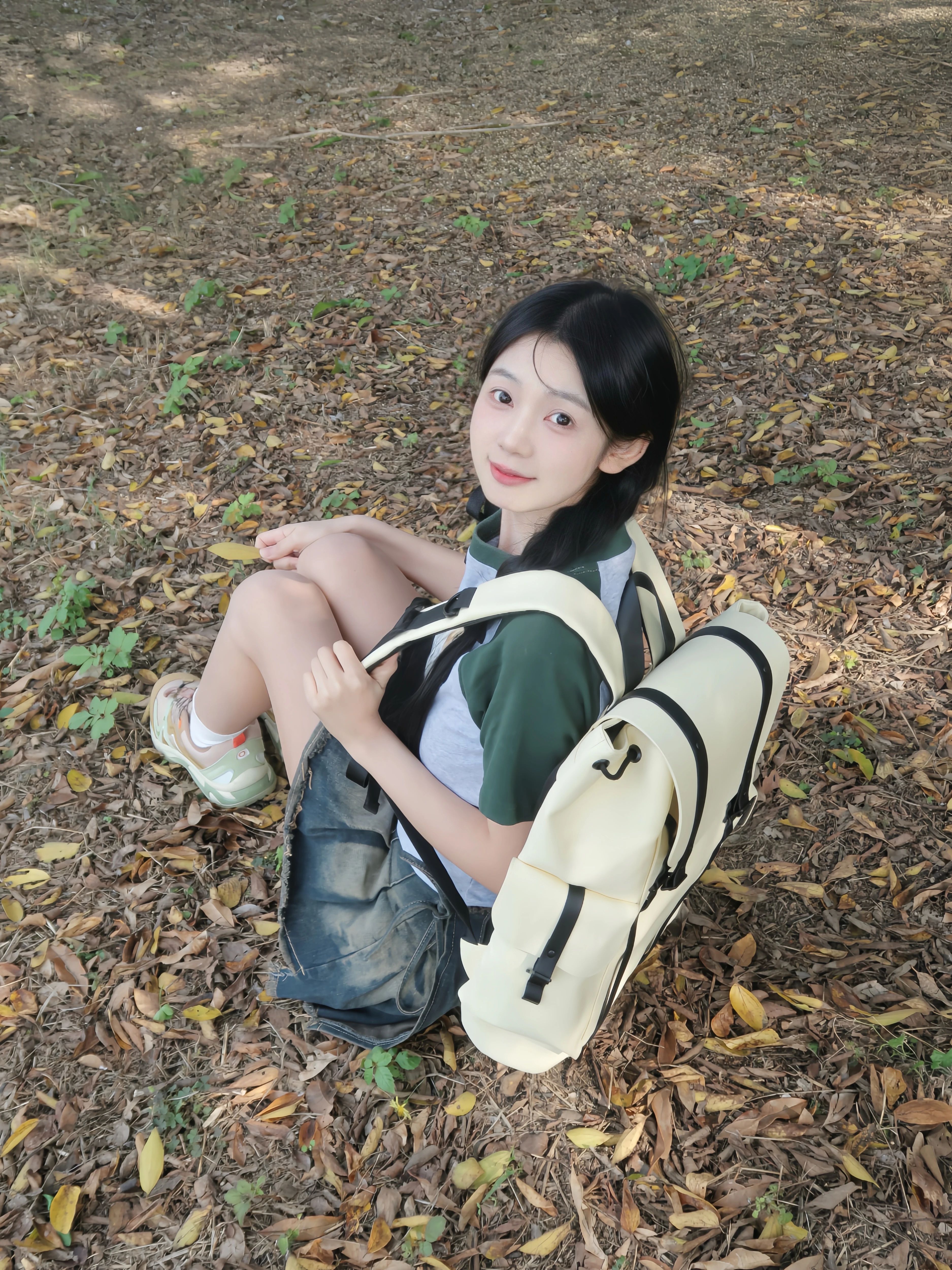 牛仔面料 H型 拼接 阿芬宾舍犬 星空色 铅色 基础拉链  - VALI鞋履AI设计主图