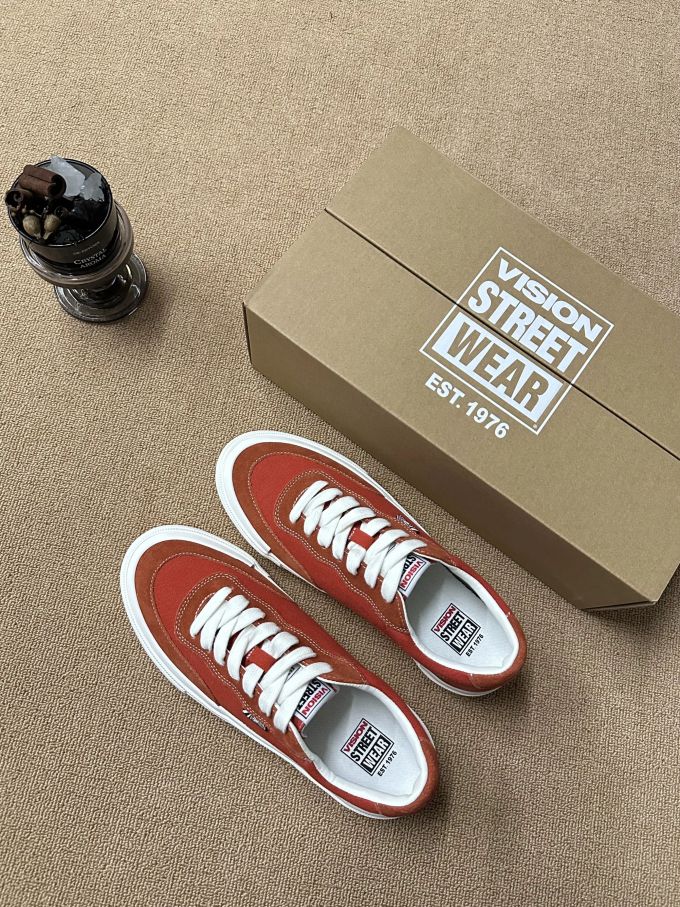 微蓝 白兰地布朗 深蕃茄酱色 中帮 系带 布面 