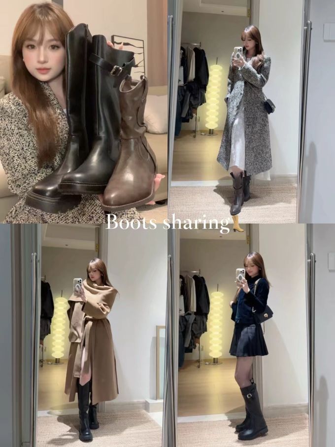 深洞 棕灰色 鹪鹩色 圆头 皮革 