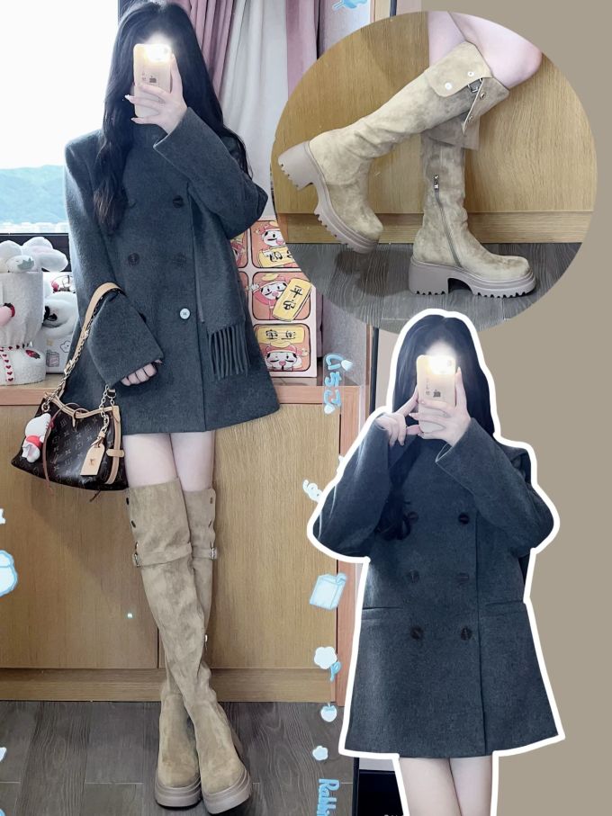 呢绒 H型 基础袖 选美蓝 勋章蓝 白令海色 基础扣饰 