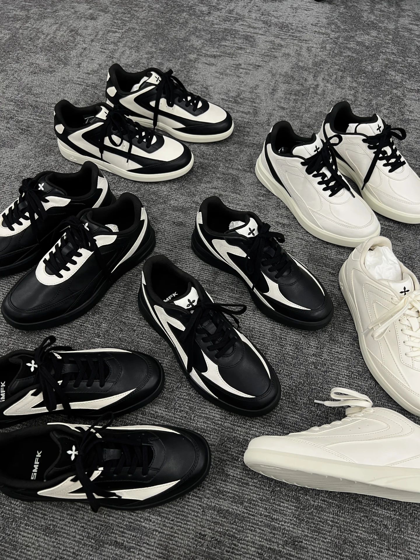 燕尾服 星白色 银白 系带 皮革  - VALI鞋履AI设计主图