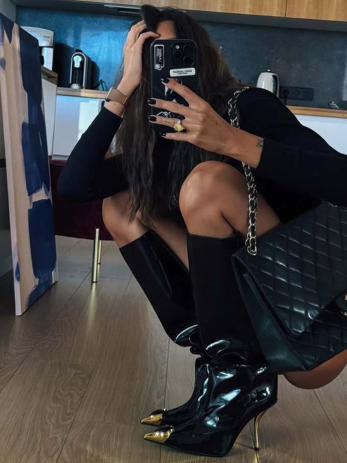 燕尾服 尖头 皮革 