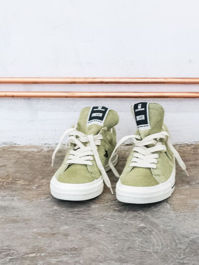 香槟白 冬梨绿 钟乳石 低帮 系带 