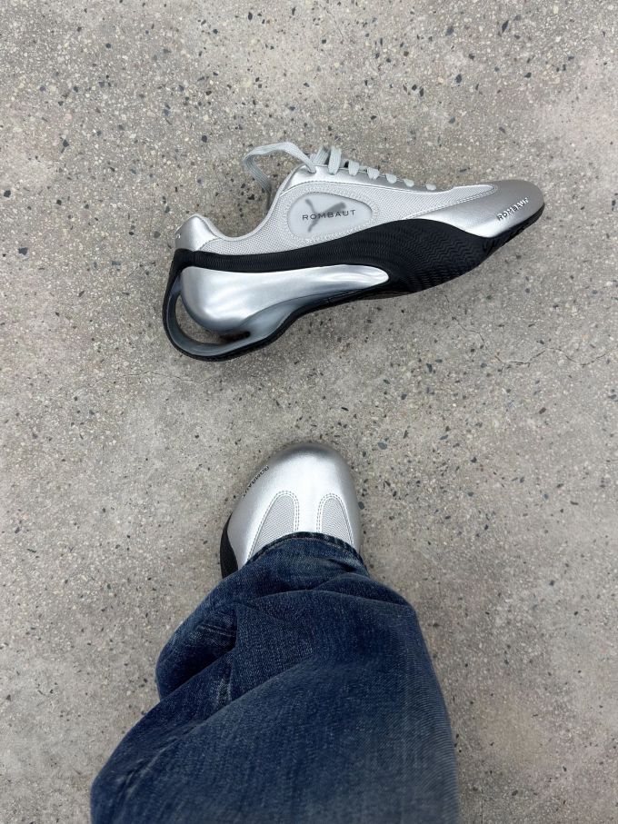 燕尾服 亮白 幻蓝色 低帮 系带 网面 