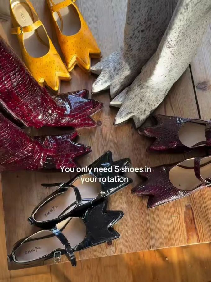 燕尾服 薄云 棕灰色 袢扣 中口鞋 皮革 