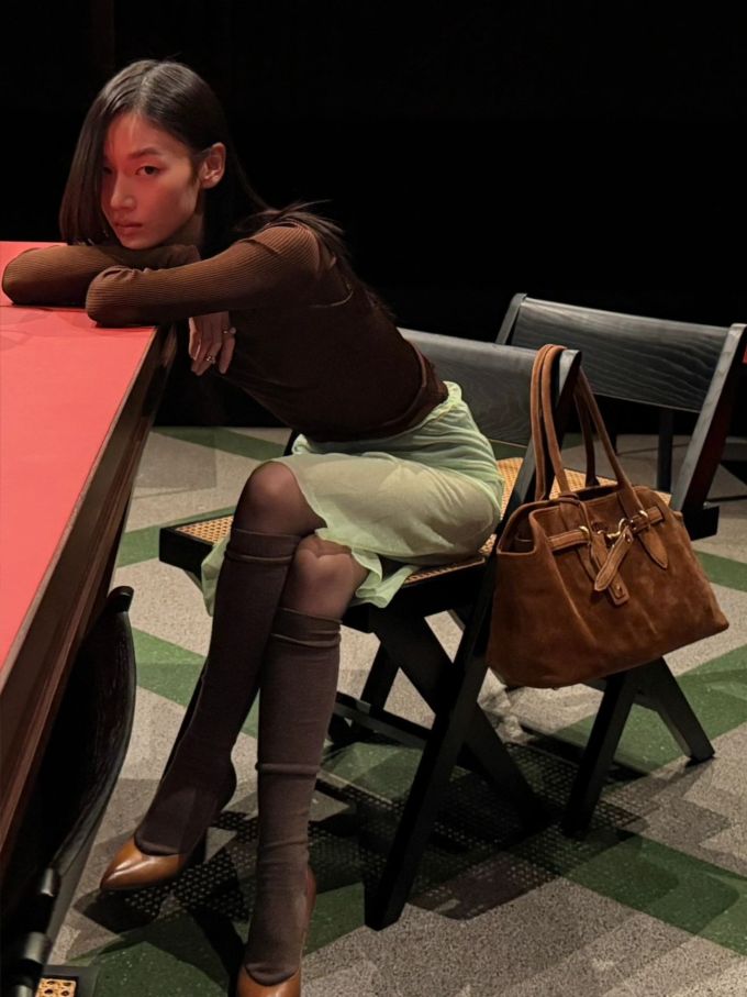 毛纺 基础袖 细针 针织螺纹 陨石色 巧克力软糖 龟甲色 