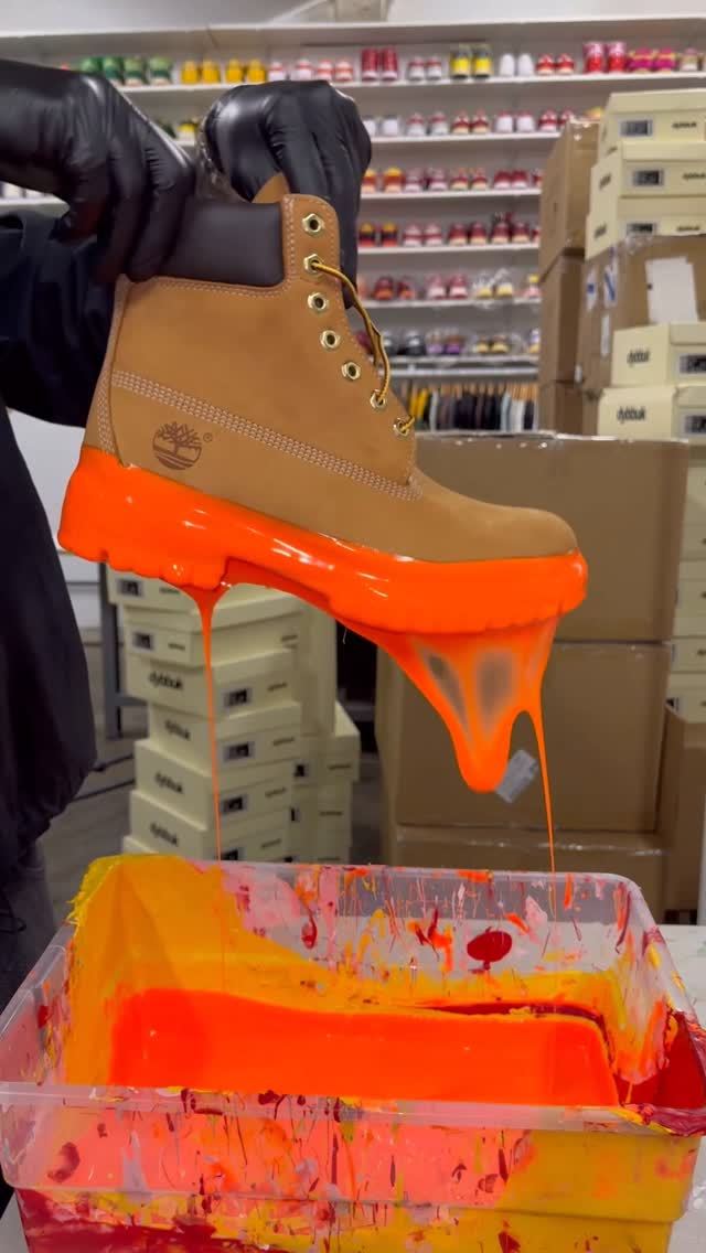 烤山核桃 老虎橙 深井黑 系带 皮革 