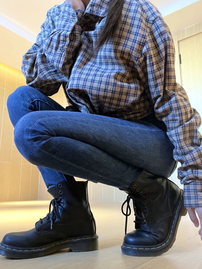 棉麻 衬衫领 基础袖 满印&循环 格纹/菱格 蓝黑色 釉蓝色 群青色 基础扣饰 