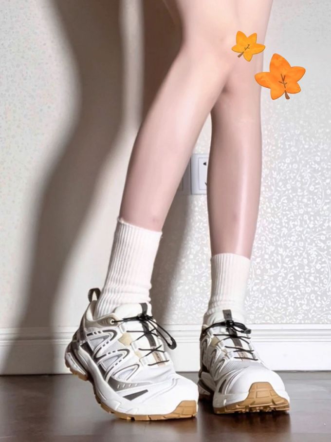 薄云 云雾色 古裙衬 低帮 弹力绳 系带 