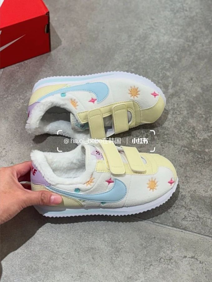 露灰色 花园绿 蓝晕色 低帮 魔术贴 皮革 