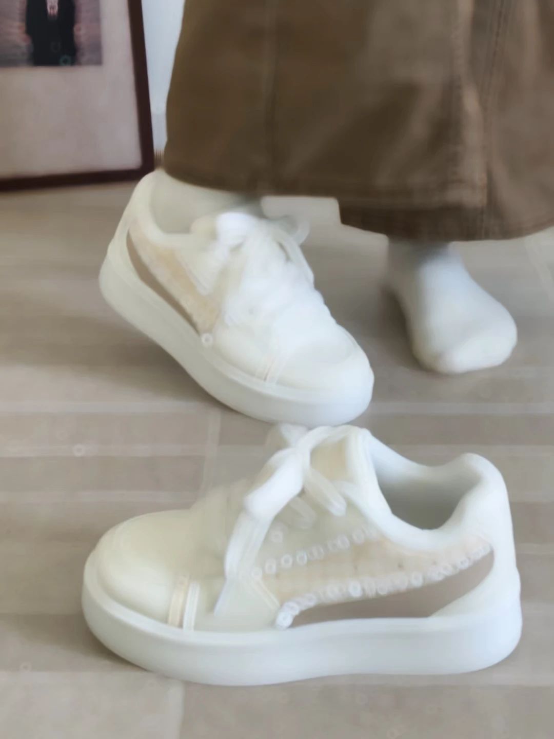 幻蓝色 柳灰 灌浆 低帮  - VALI鞋履AI设计主图