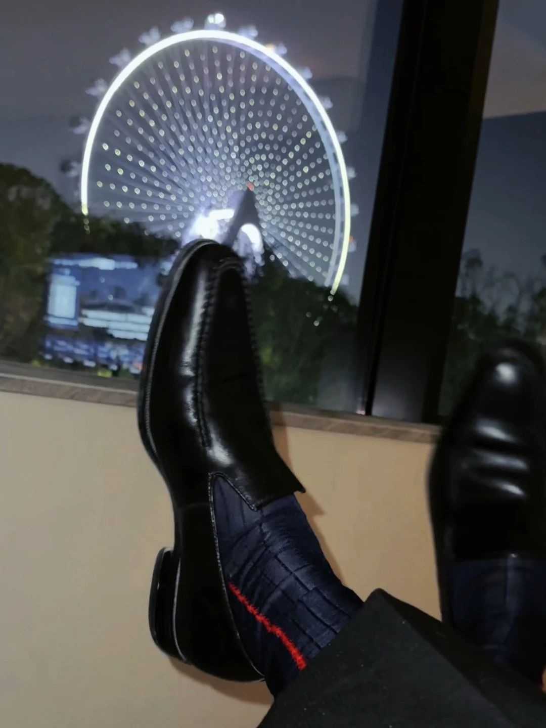 燕尾服 西拉葡萄色 低帮 一脚蹬 皮革  - VALI鞋履AI设计主图