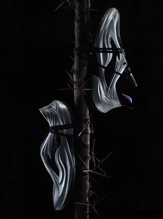 燕尾服 灰色瓦片 石板 低帮 系带 网面 