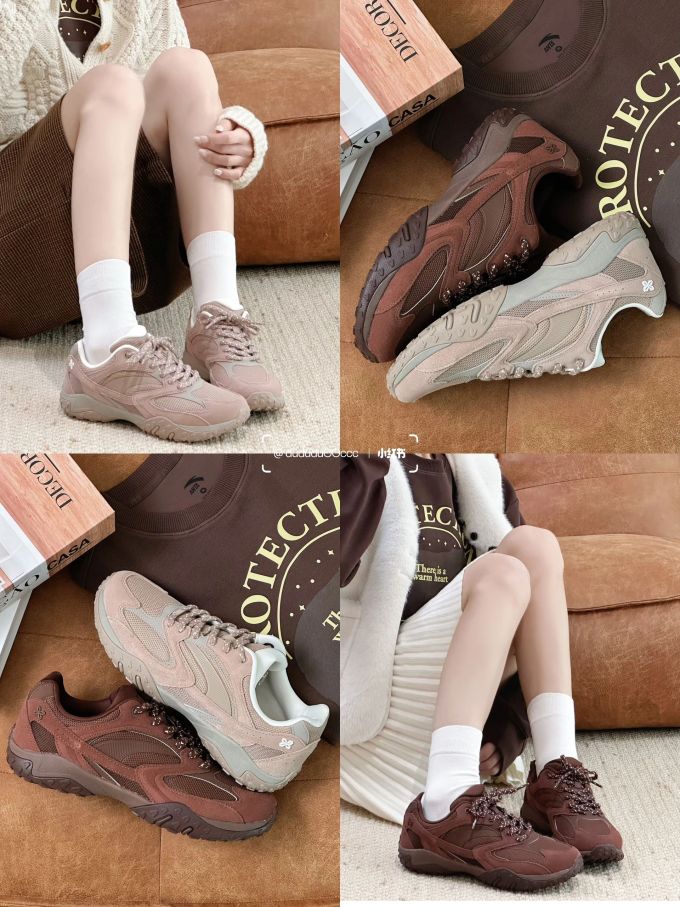 巧克力软糖 陨石色 暗淡灯火 低帮 系带 