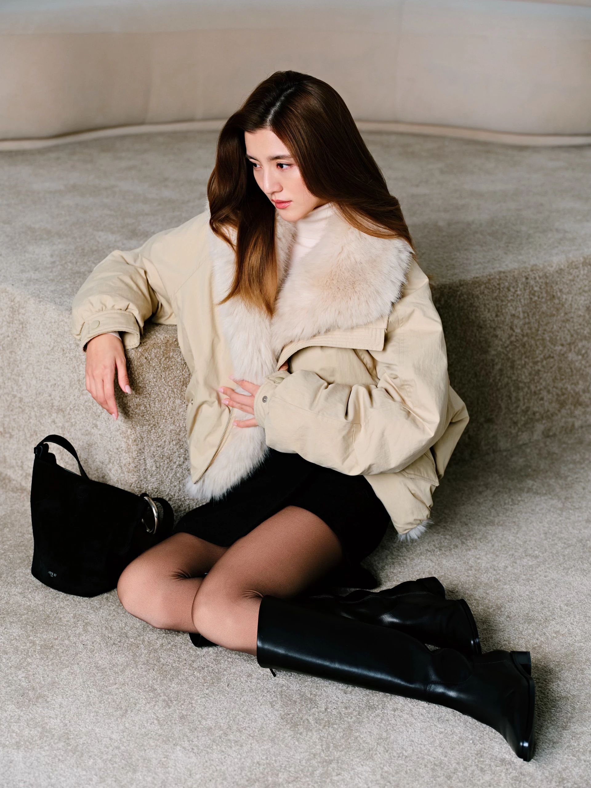 防护功能 H型 海胆色 玉米饼 燕尾服 毛条  - VALI鞋履AI设计主图