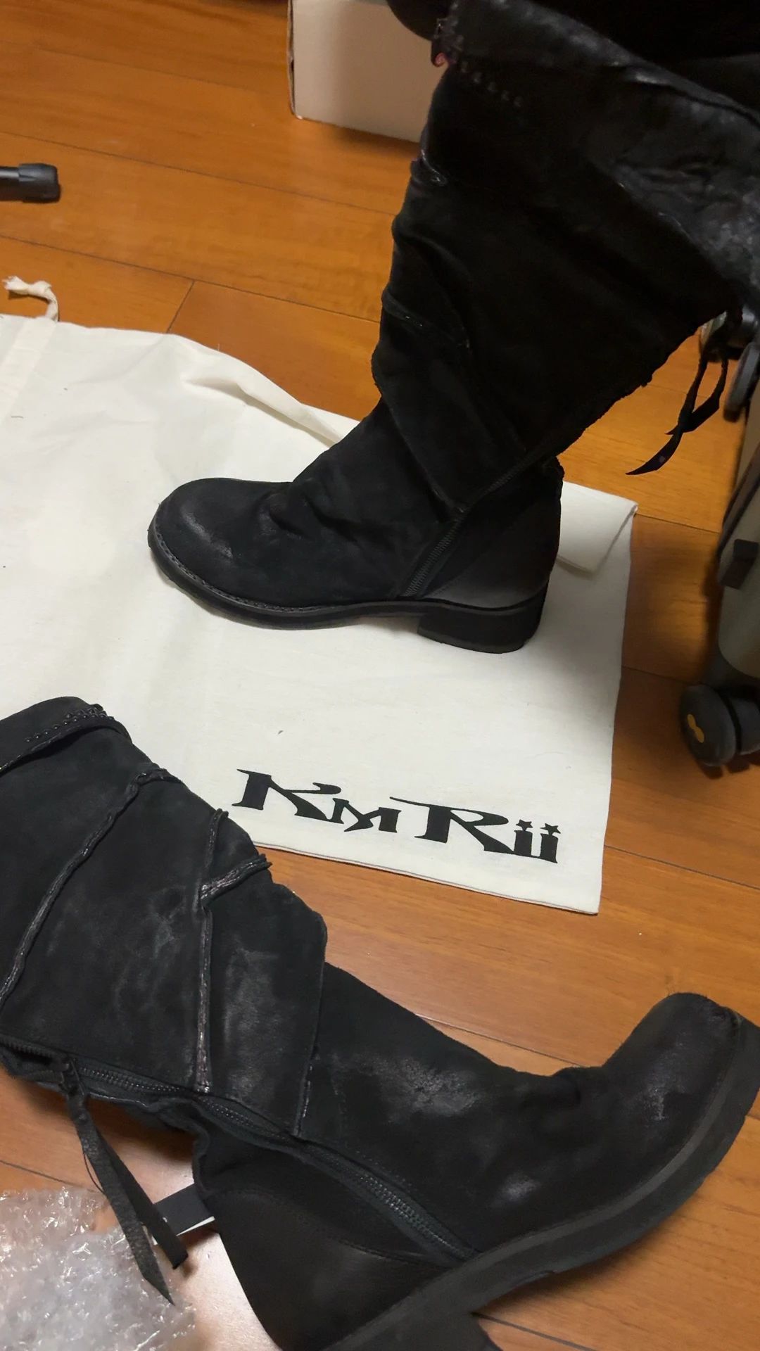 细跟 踢踏舞鞋色 咖啡褐色 圆头 皮革  - VALI鞋履AI设计主图