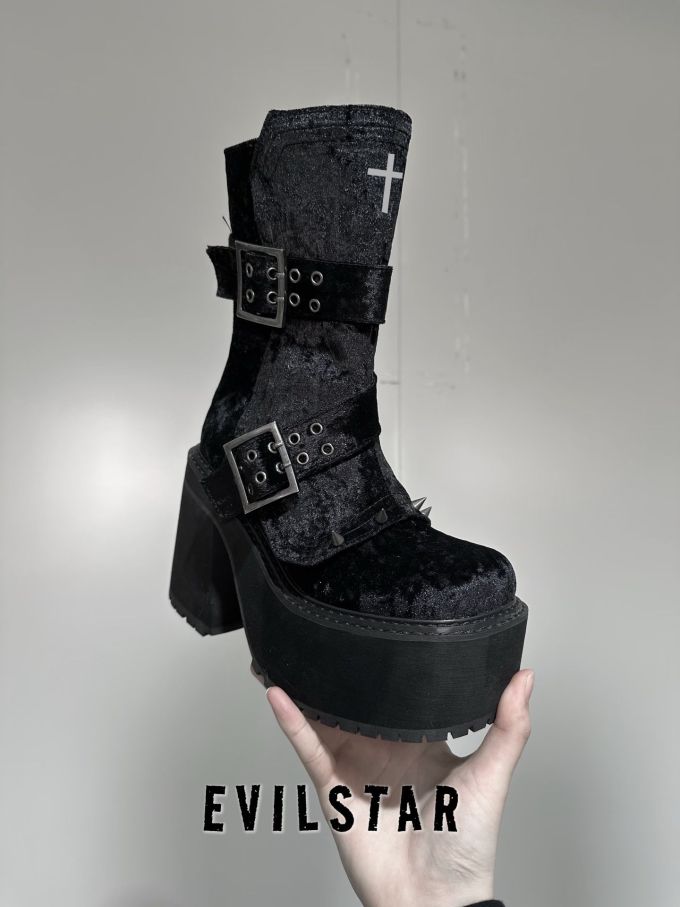 燕尾服 黄貂鱼 沥青色 圆头 