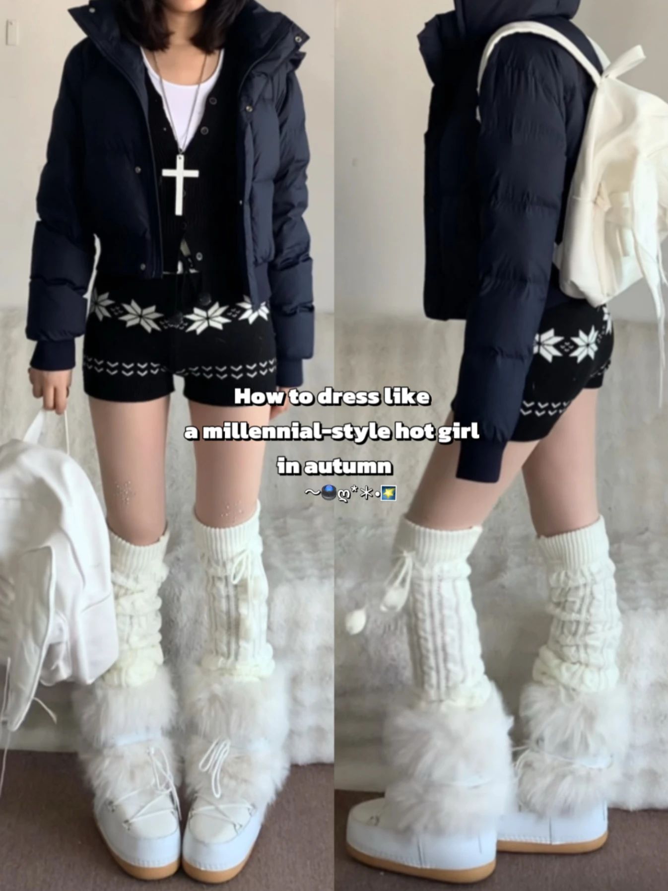 防护功能 H型 连帽领 中长袖 棉羽绒袖 绗缝 男中音蓝 幽蓝色 夜影蓝 基础扣饰 基础拉链  - VALI鞋履AI设计主图