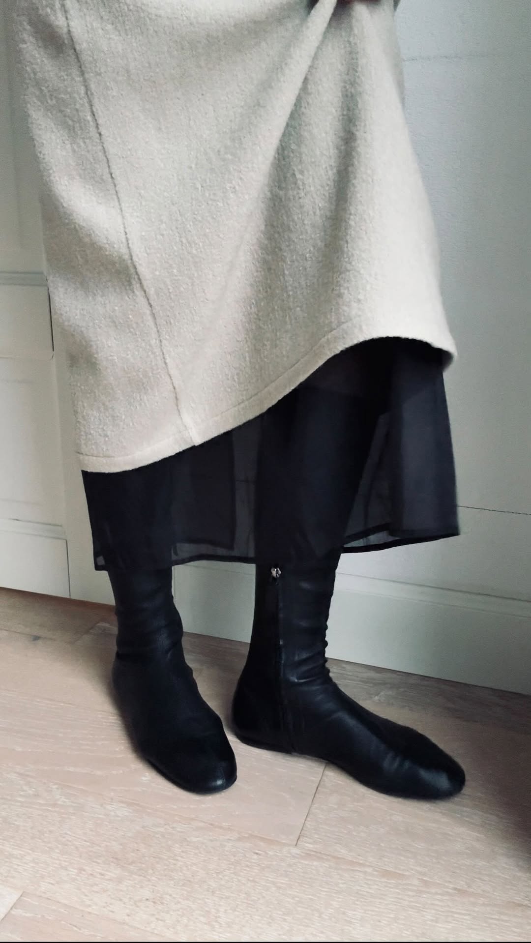 蓝黑色 圆头 皮革  - VALI鞋履AI设计主图