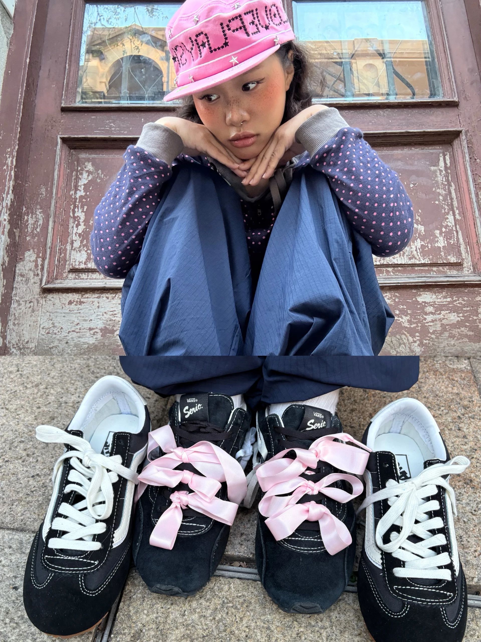 剪影 波浪色 婉兰色 低帮 系带  - VALI鞋履AI设计主图