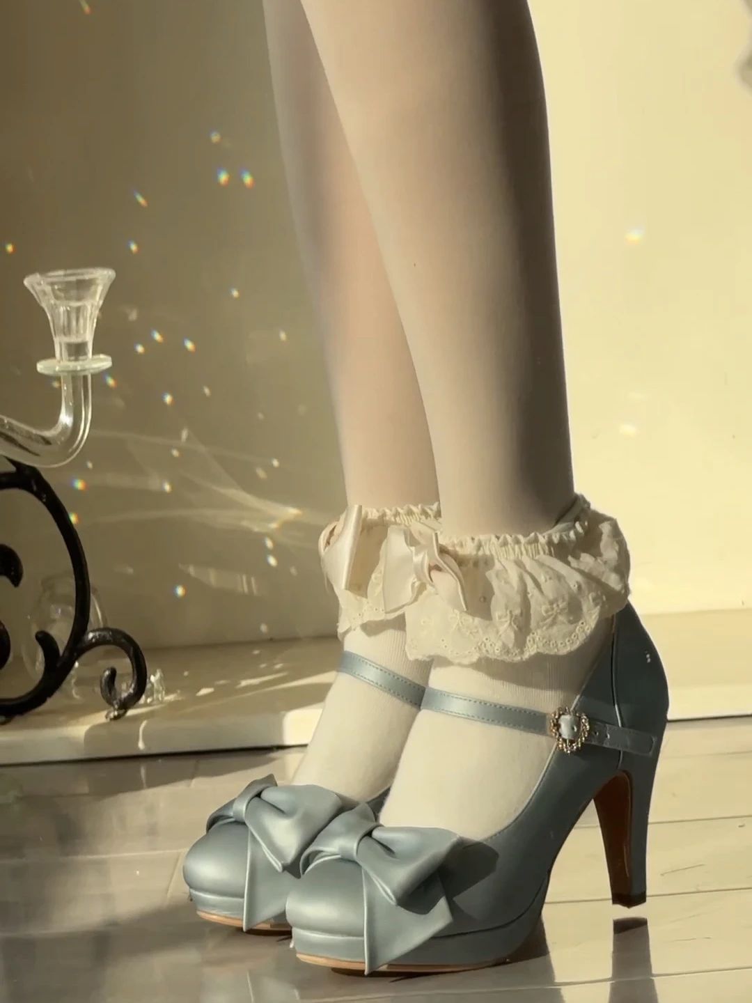 松香色 海雾灰 棉布绿 鱼嘴 袢扣 中口鞋 皮革  - VALI鞋履AI设计主图