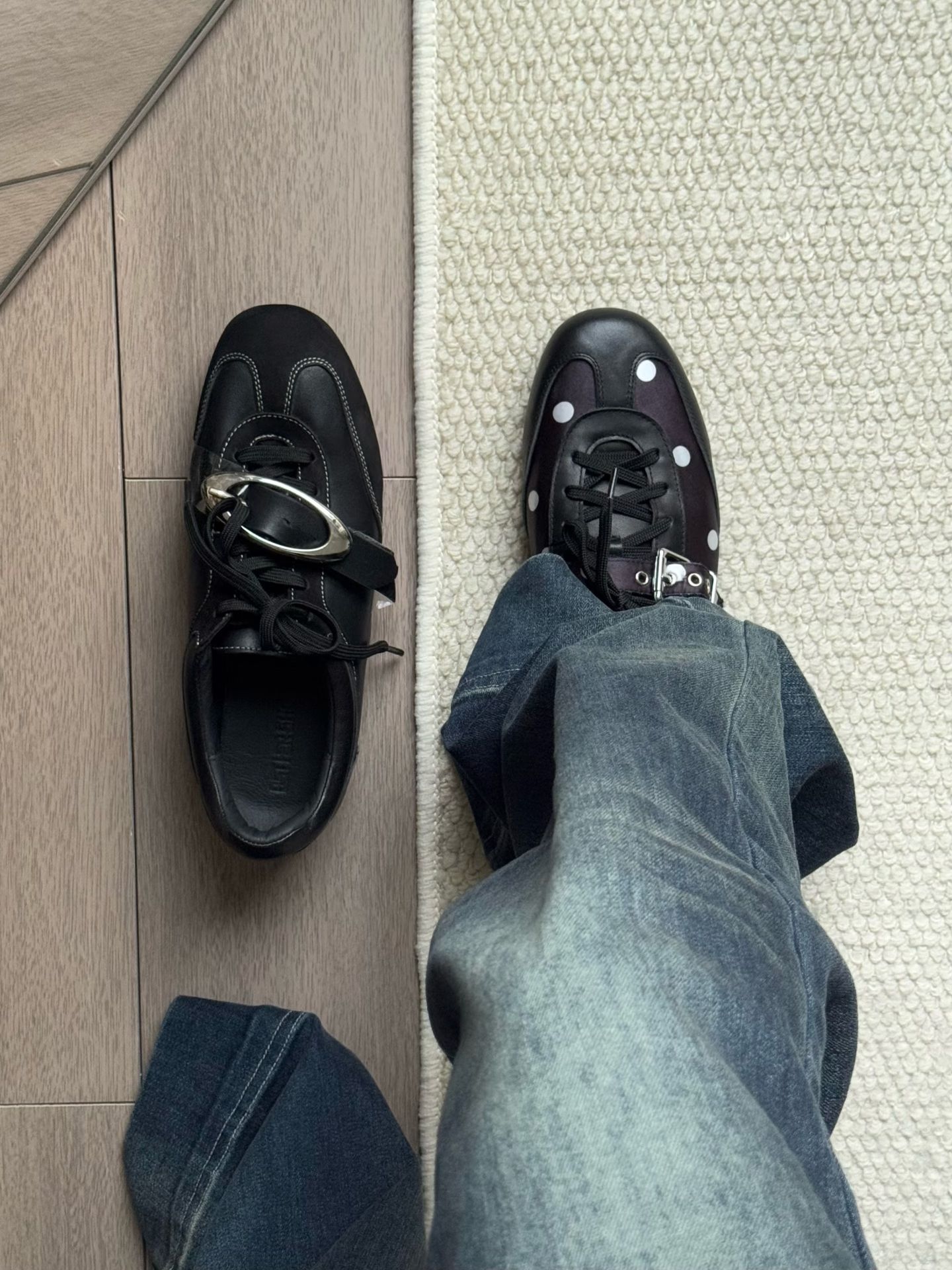 燕尾服 圆头 袢扣 皮革  - VALI鞋履AI设计主图