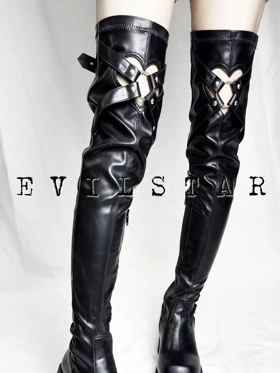 停电色 铁灰色 钟乳石 皮革  - VALI鞋履AI设计主图