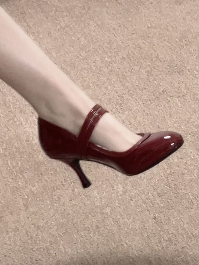 西拉葡萄色 波特酒色 鹿角色 浅口鞋 皮革 