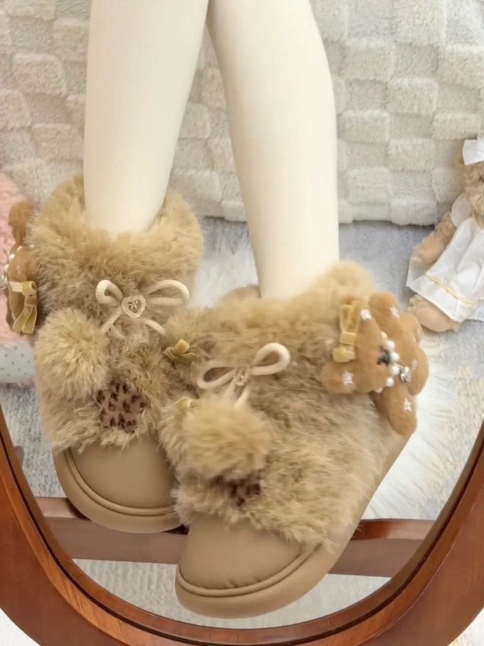 云雀色 第戎黄 淡金色 圆头 绒毛/绒面 