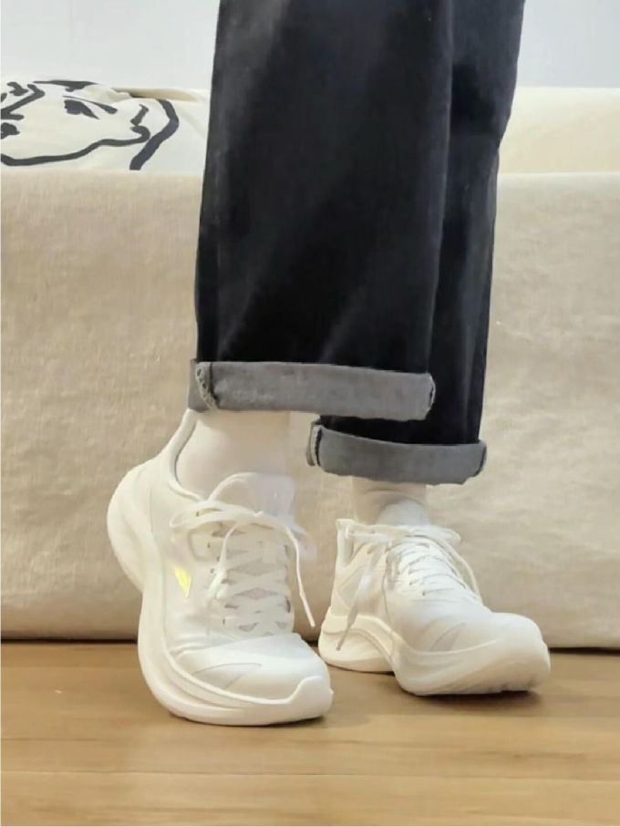 浅阴灰 开心果壳 墙灰色 低帮 系带 