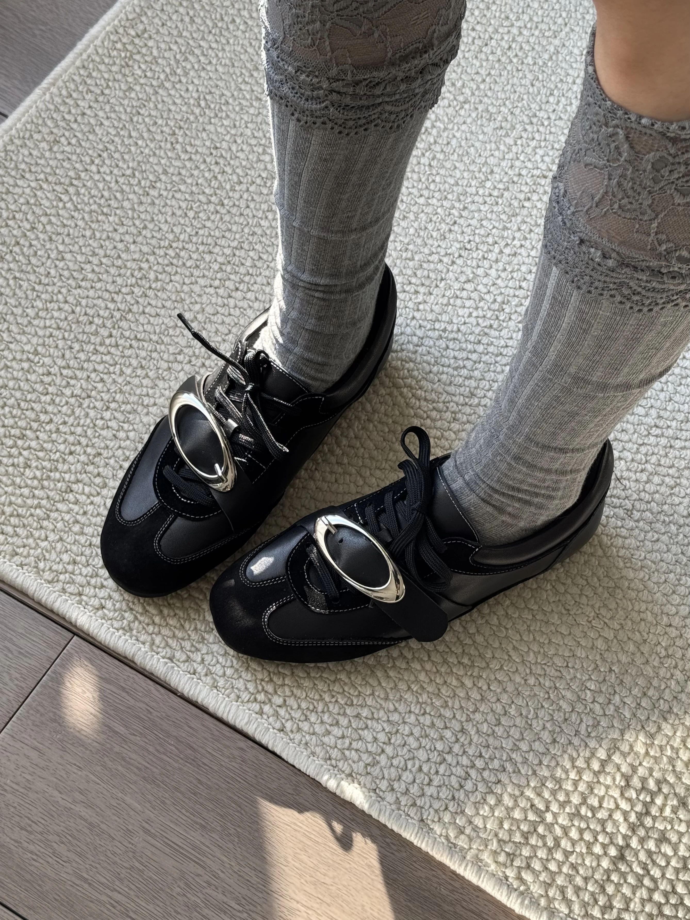 燕尾服 福克斯顿灰 灰鲸 圆头 皮革  - VALI鞋履AI设计主图