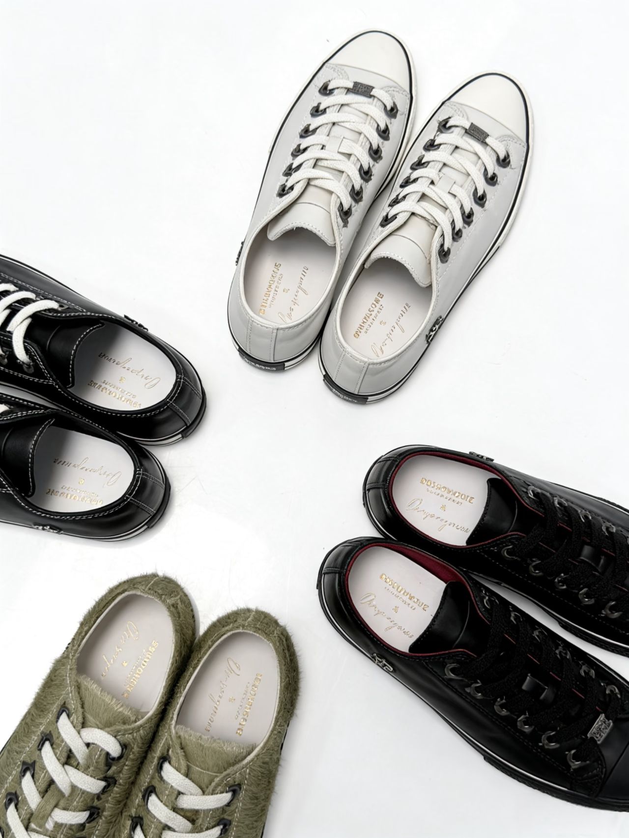 燕尾服 葡萄酒红 系带 布面  - VALI鞋履AI设计主图