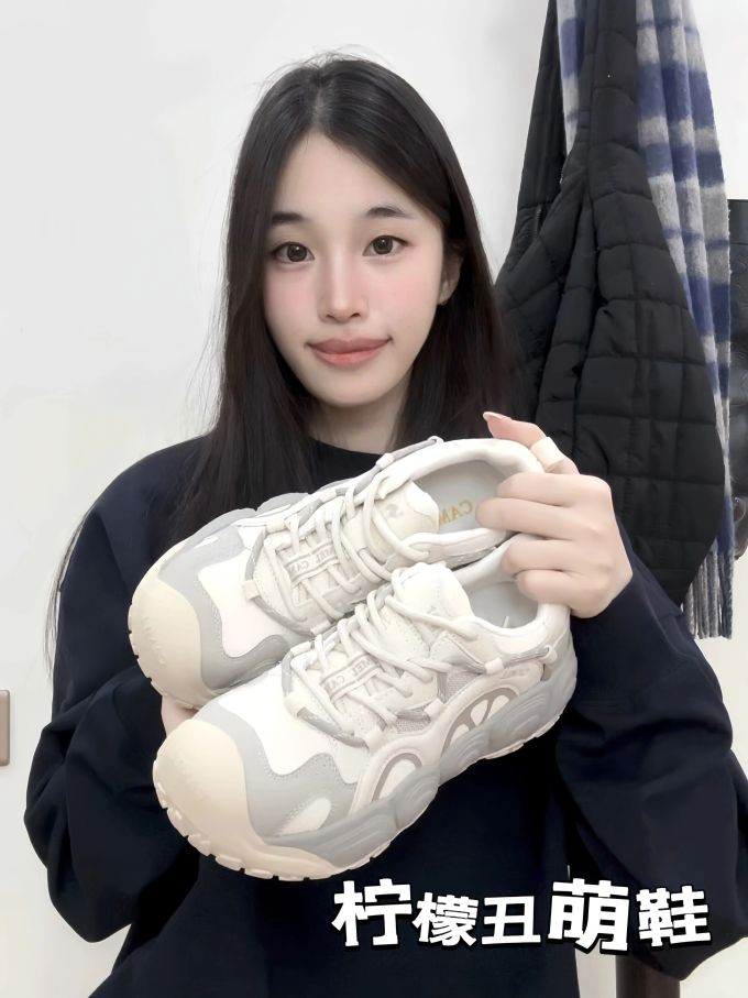 婴儿爽身粉 玉米饼 鸽羽色 低帮 系带 