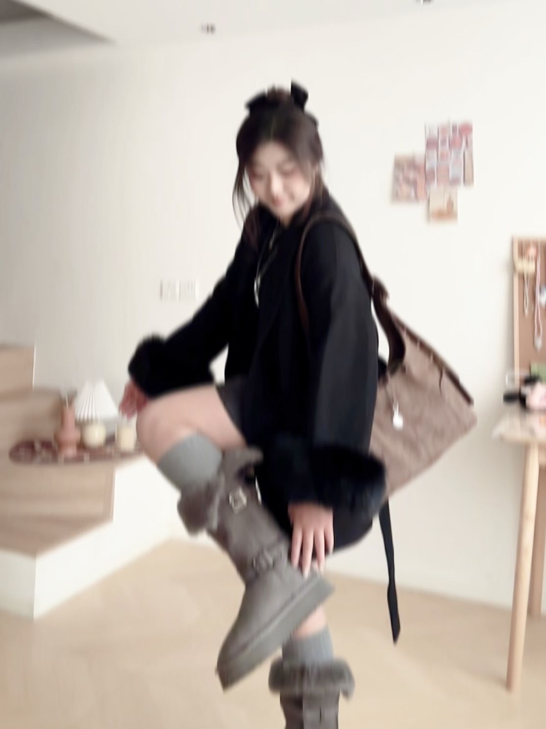 H型 基础袖 男中音蓝  - VALI鞋履AI设计主图