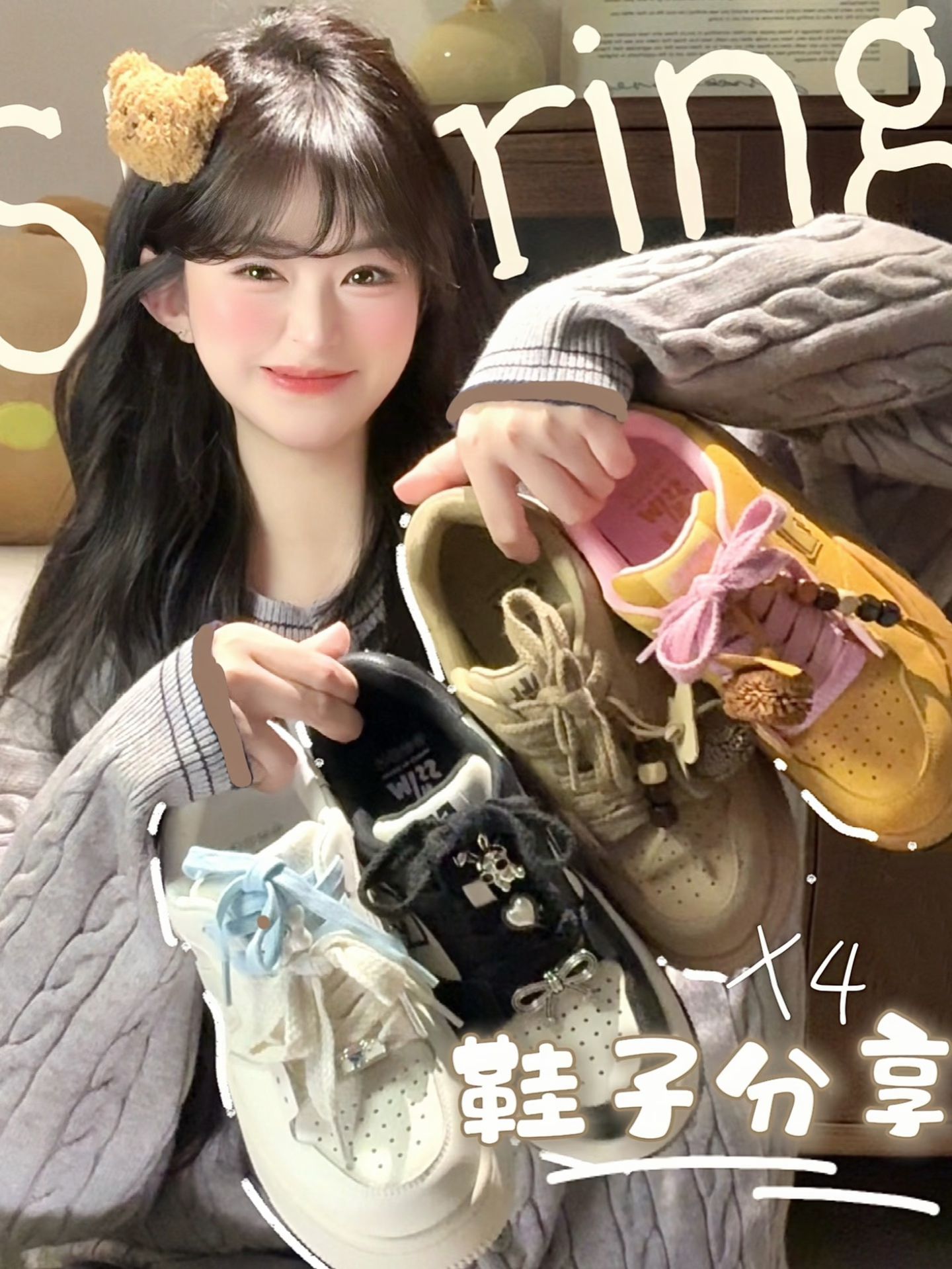 沙漠棕榈色 胡桃绿 深洞 系带 皮革  - VALI鞋履AI设计主图