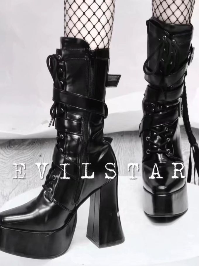 高跟 粗跟 黑美人 不可穿透 火山灰 皮革 