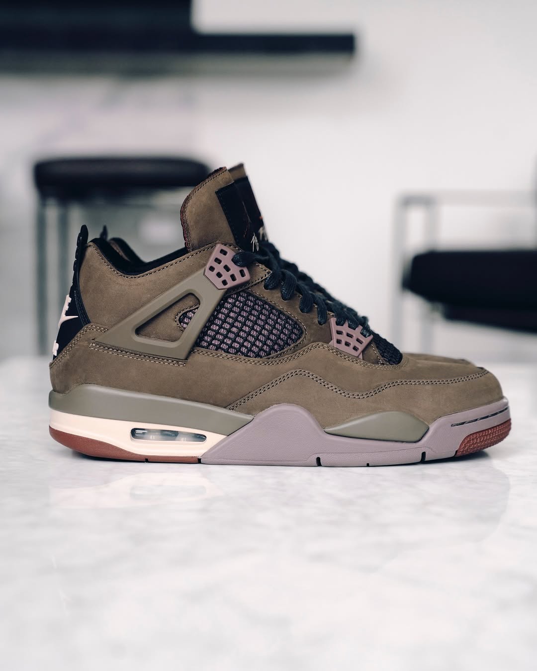 蓝黑色 香菇色 驯鹿色 中帮 系带 皮革  - VALI鞋履AI设计主图