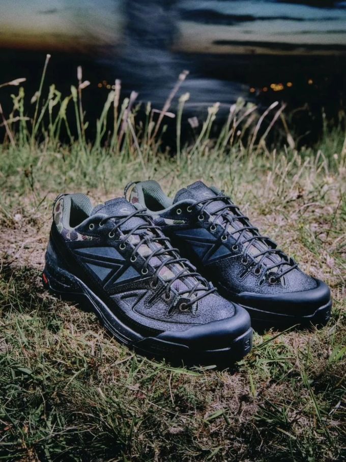 剪影 蓝紫色 石洗蓝 低帮 系带 