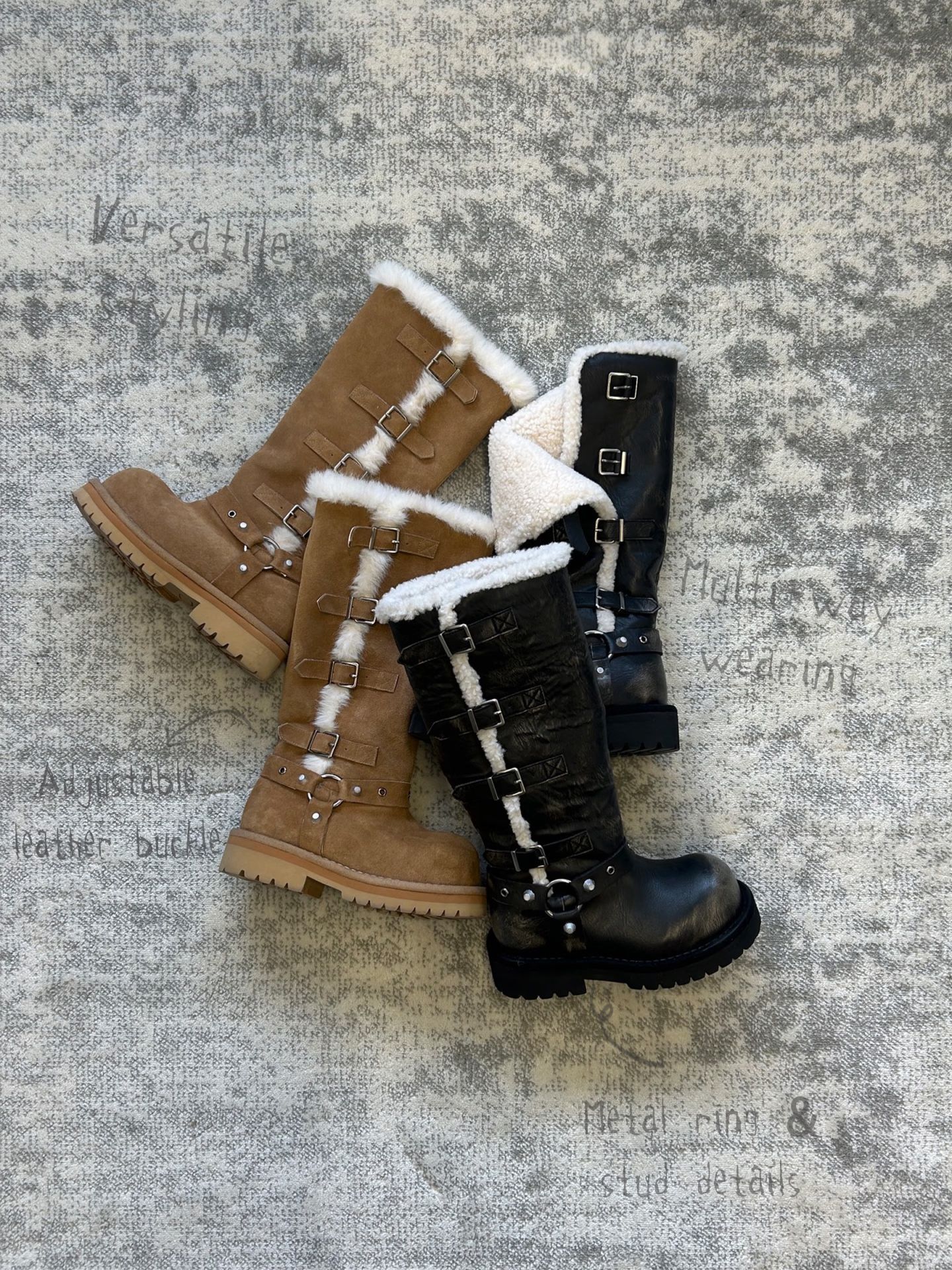 僧袍色 狐步舞 橡皮色 圆头 皮革  - VALI鞋履AI设计主图