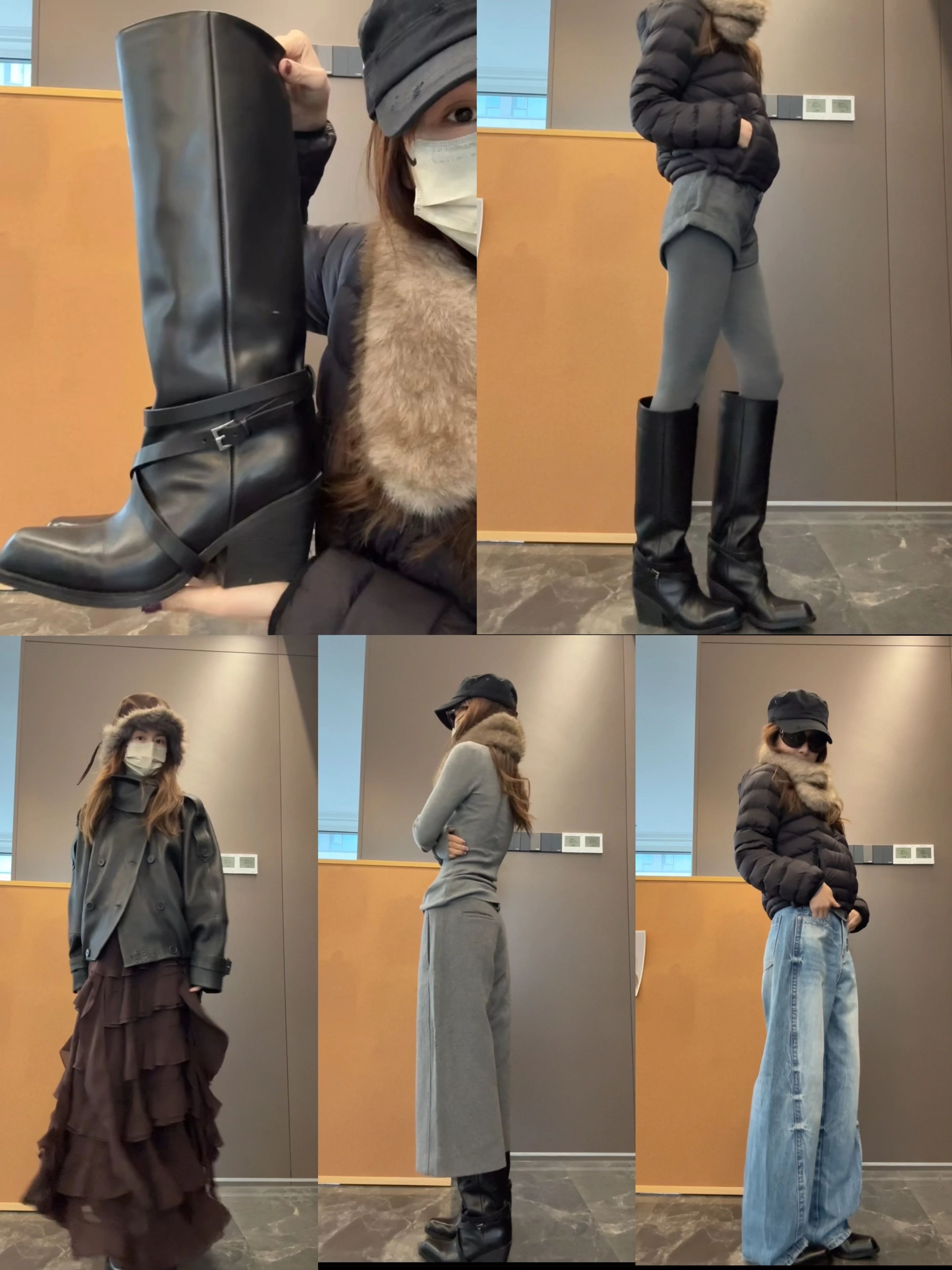 粗跟 黑美人 雾号 石山 皮革  - VALI鞋履AI设计主图