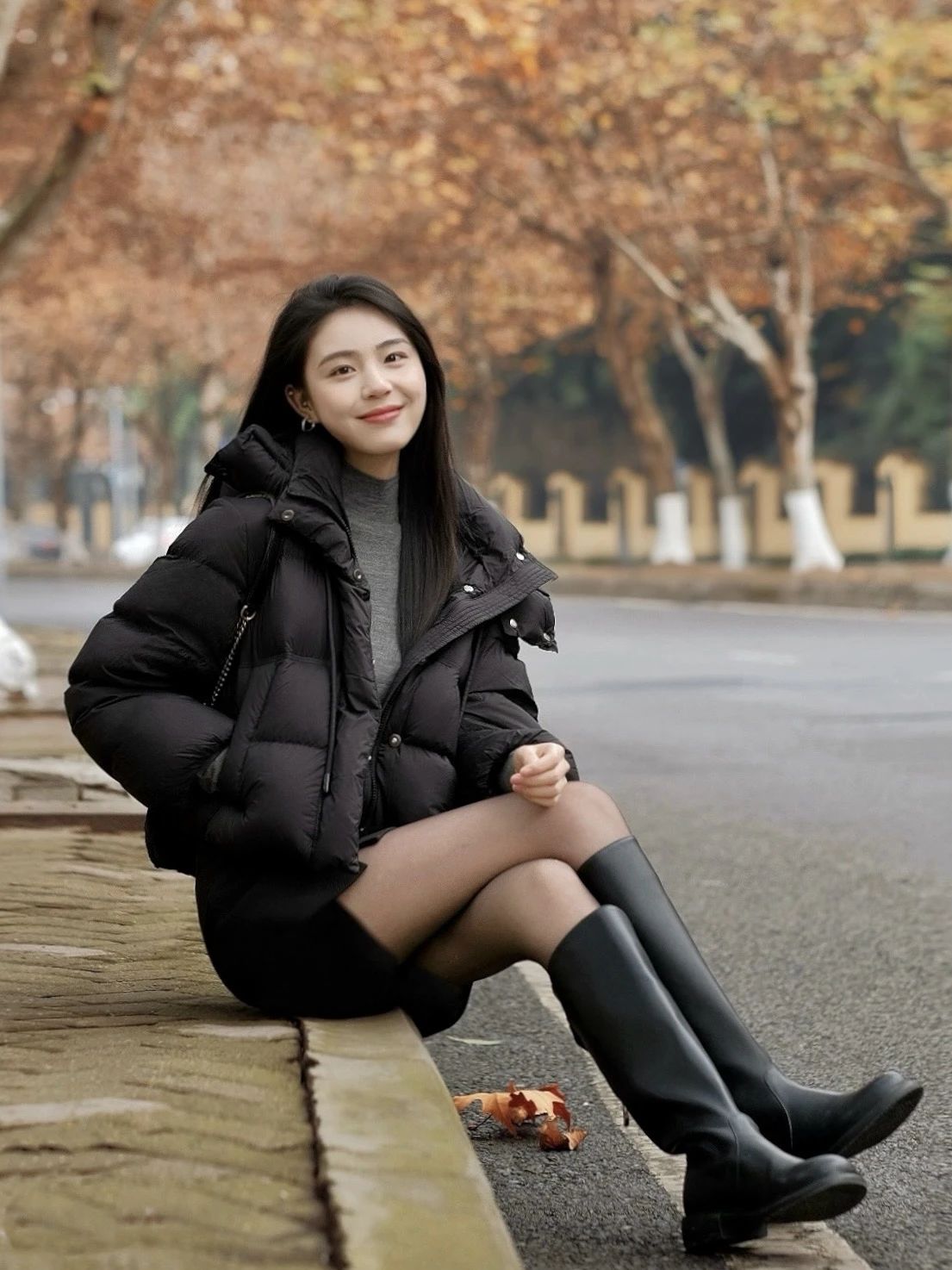 防护功能 O型 棉羽绒袖 绗缝 燕尾服 碳复写 不可穿透 基础拉链 韩系休闲 休闲  - VALI鞋履AI设计主图