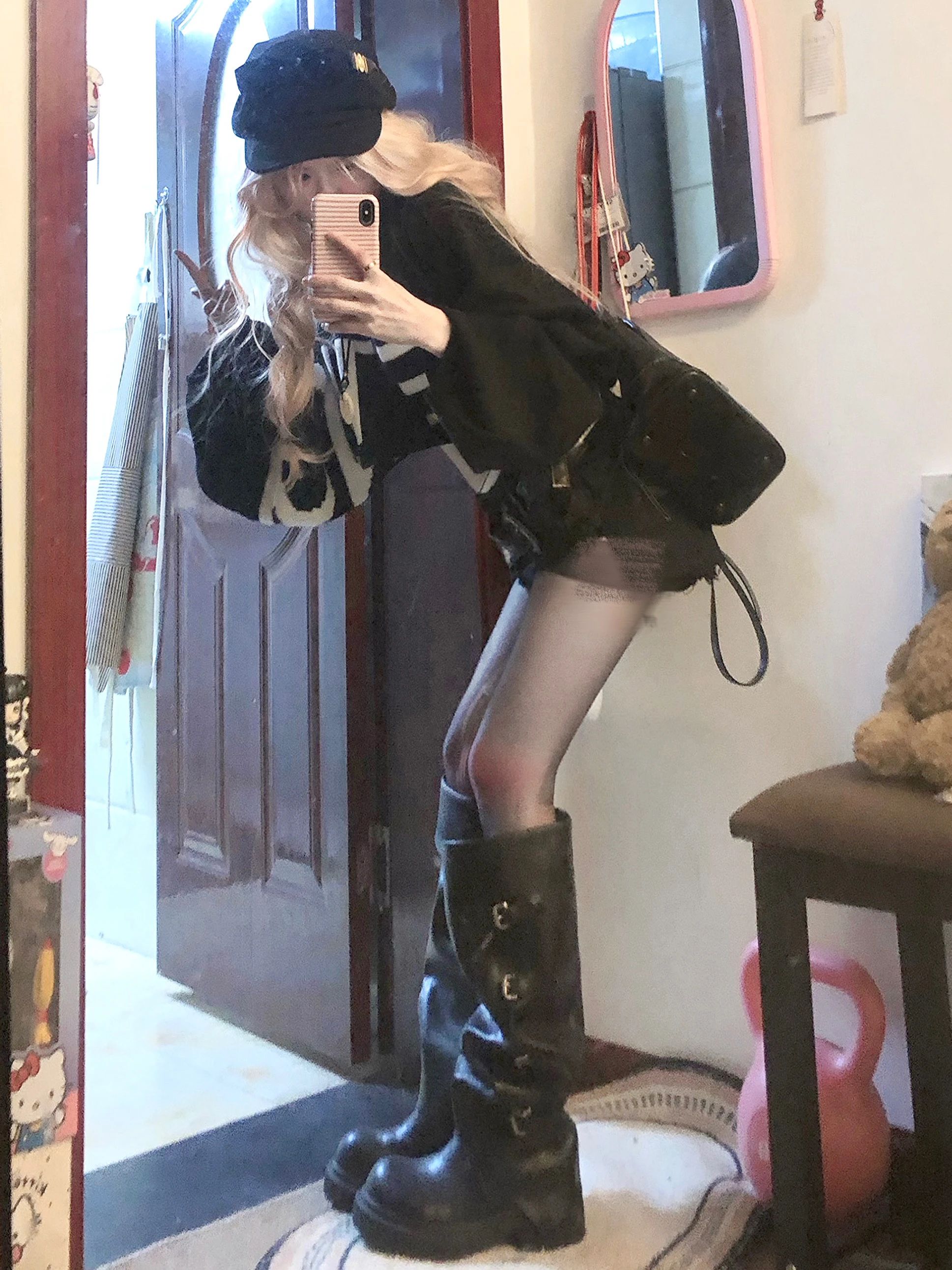 深洞 鹪鹩色 柏油色 圆头 皮革  - VALI鞋履AI设计主图