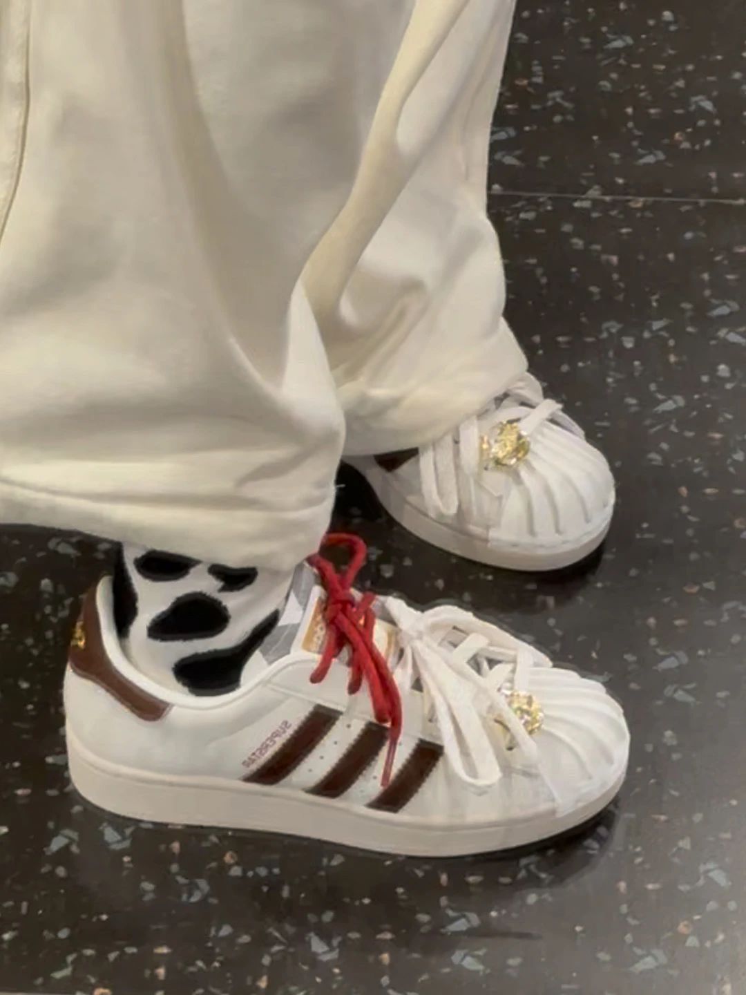 法国橡木 佩奥特掌色 铝灰色 低帮 系带 布面  - VALI鞋履AI设计主图