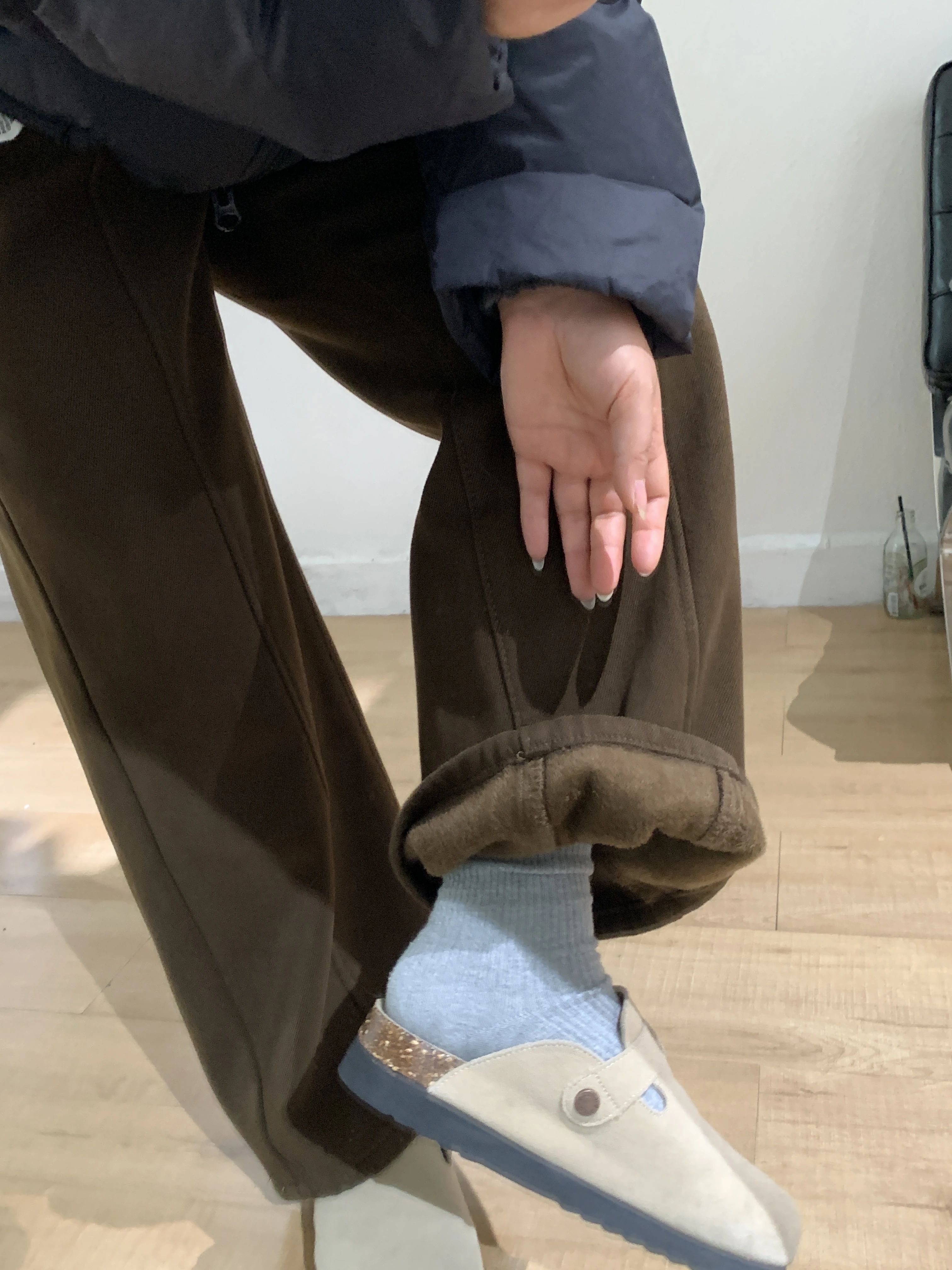 飘逸蓝 斑鸠色 桦白色 无帮 皮革  - VALI鞋履AI设计主图