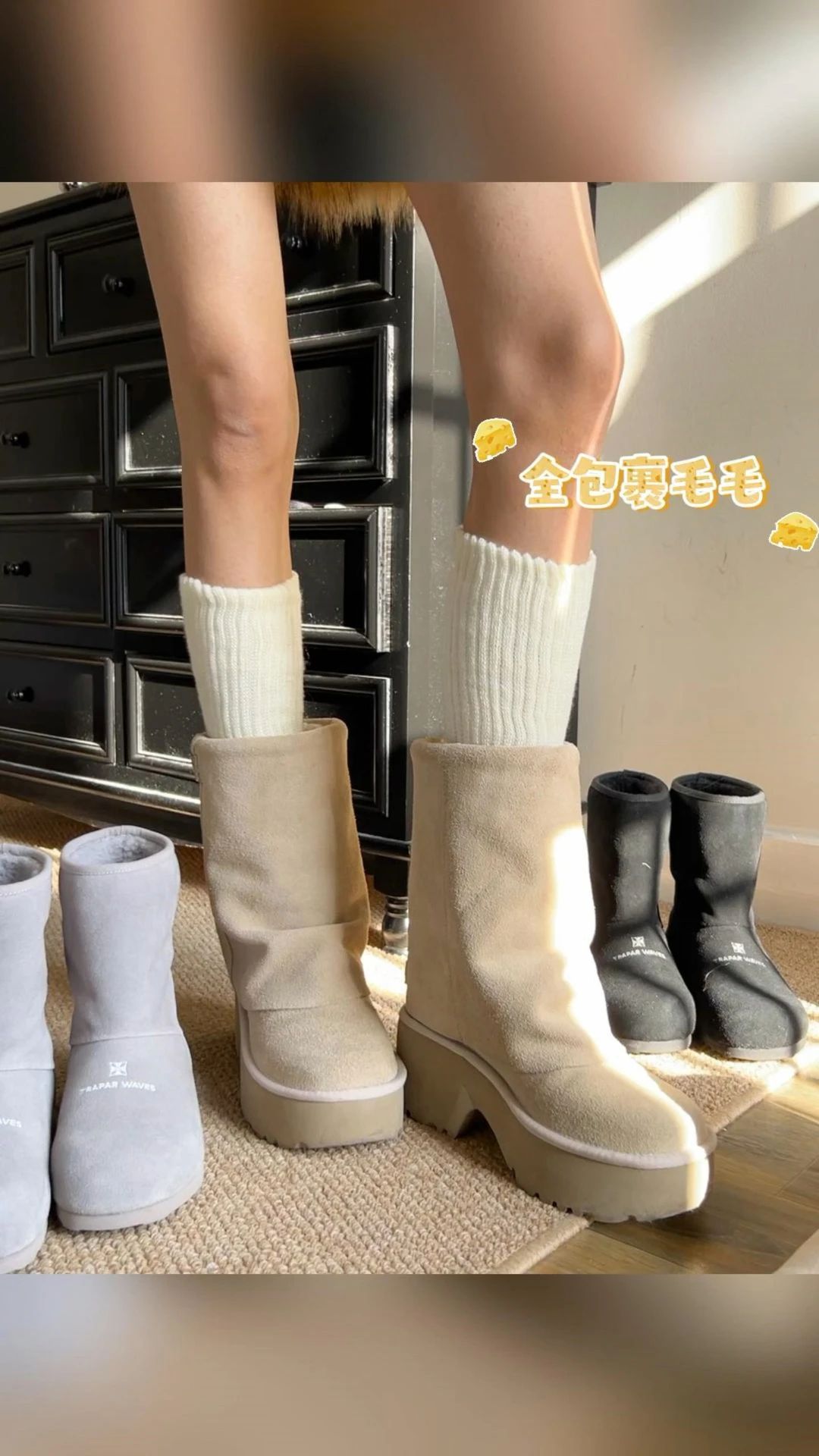 袋鼠色 钟乳石 小麦色 圆头 皮革  - VALI鞋履AI设计主图