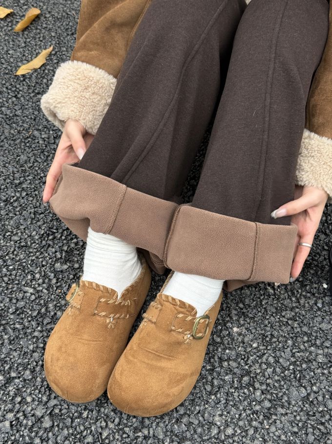 橡树黄 骨褐色 苹果黄 圆头 低帮 皮革 